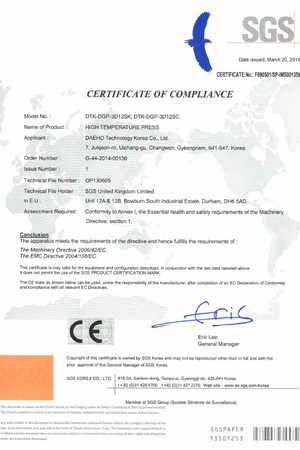 CE Certificate